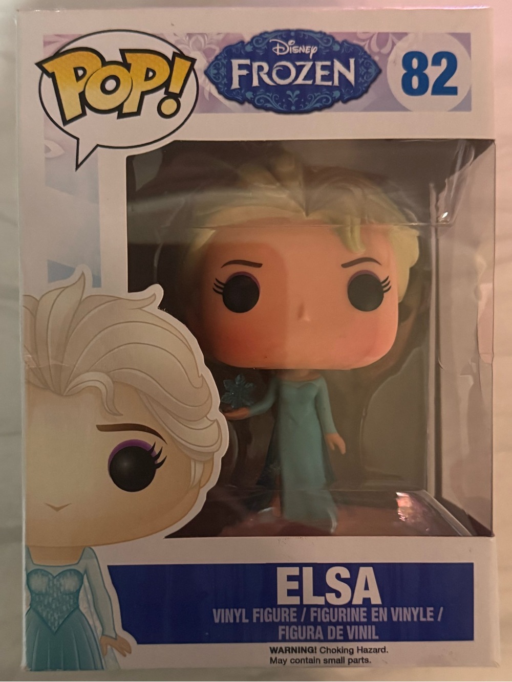 Funko POP! Elsa Vinyl Figure - Light Blue, Blonde